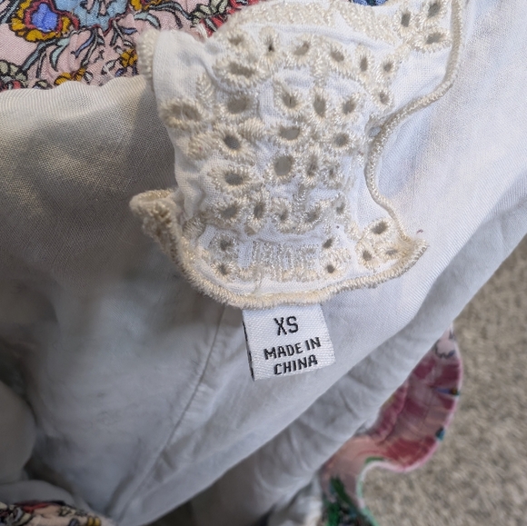 💘 Johnny Was Yasmin Easy Floral Wide Leg Pant Boho Tropical Resort Beachwear - Picture 4 of 4